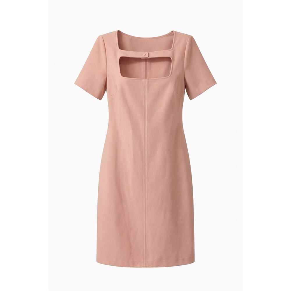 Tommy Hilfiger Blush Pink Stretch Short Sleeve Sheath Dress Size 8 - NWT New